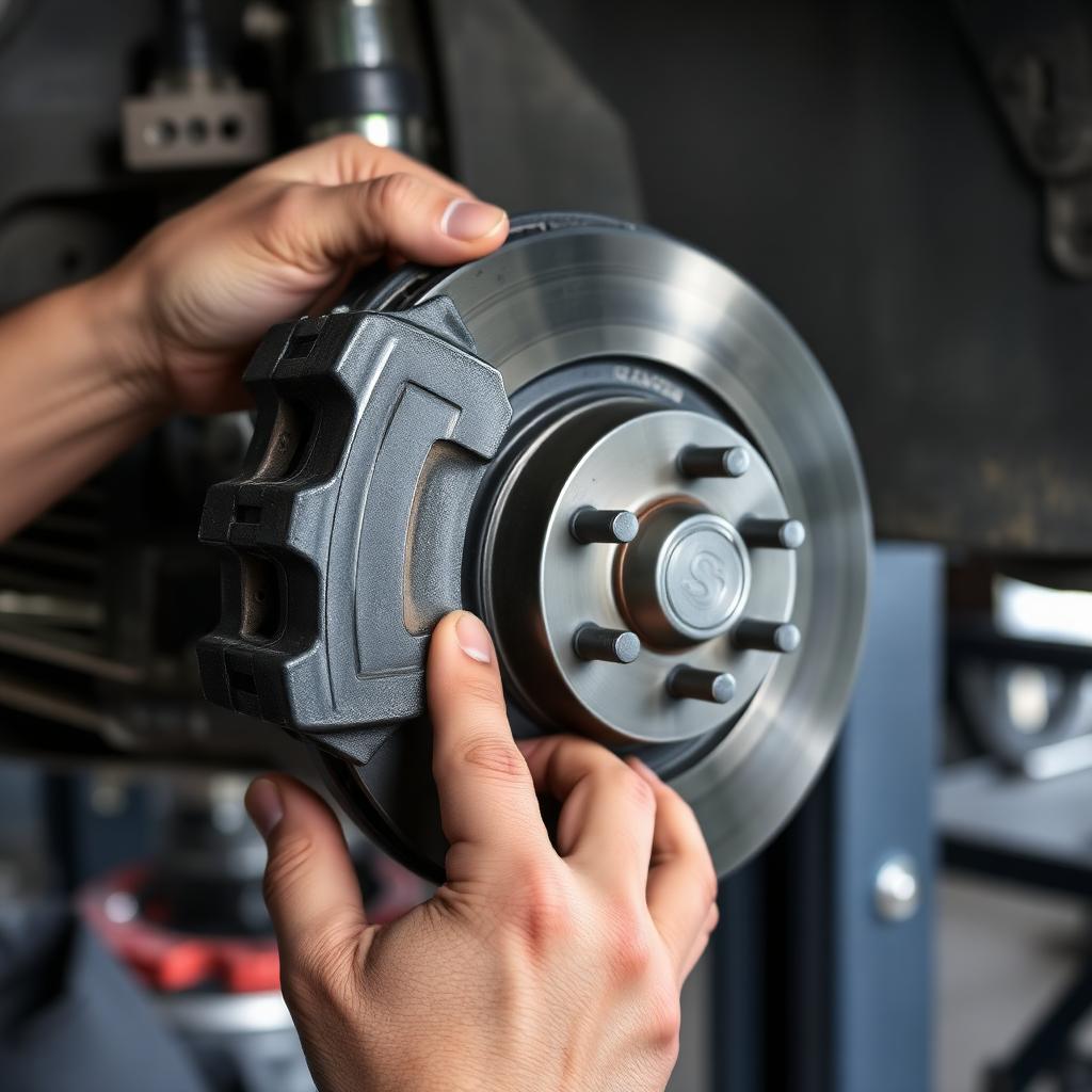 Brake pad and rotor replacement