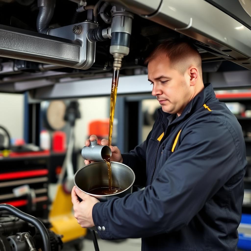 Oil change service